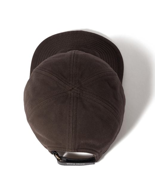 Miu Miu Multicolor Drill Baseball Cap