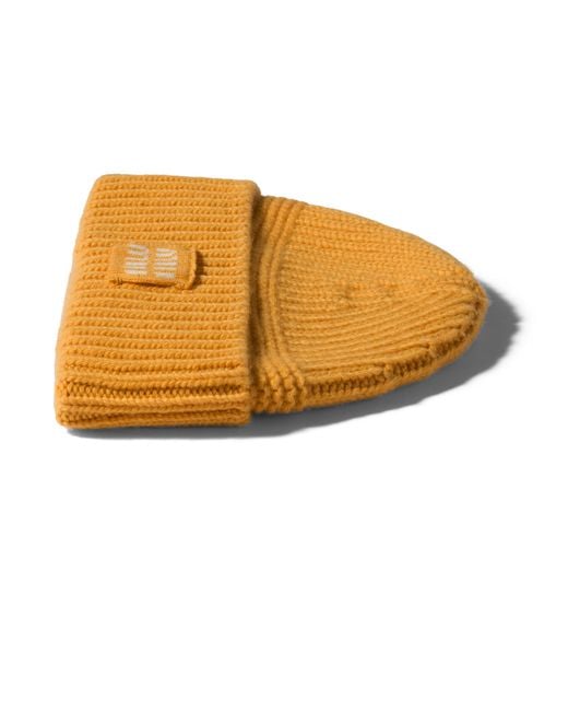 Miu Miu Metallic Wool And Cashmere Beanie