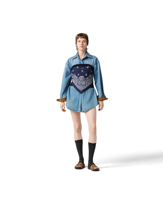Miu Miu Blue Denim Shirt