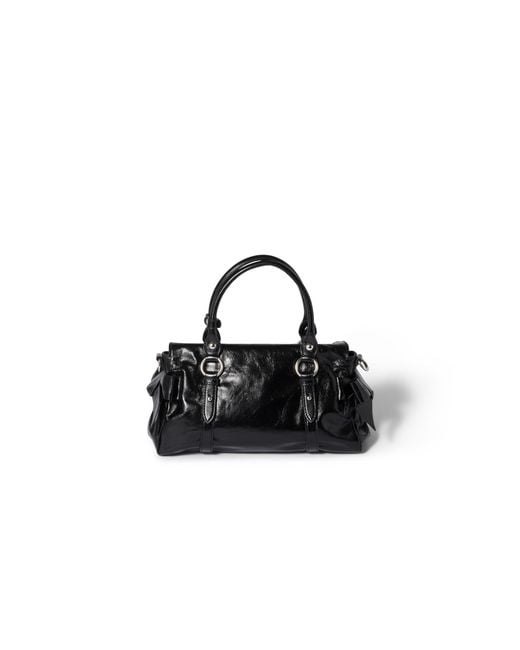 Miu Miu Black Shiny Leather Handbag