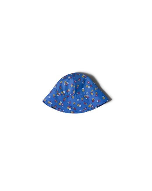 Miu Miu Blue Poplin Bucket Hat