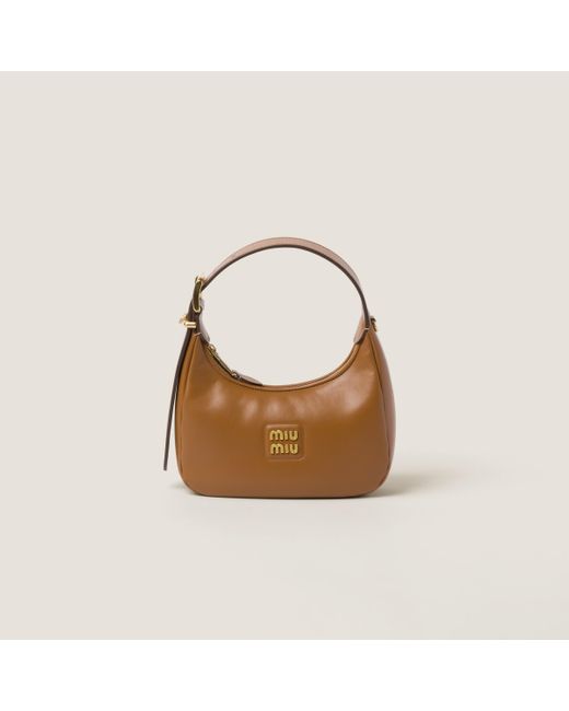 Miu Miu Multicolor Leather Hobo Bag