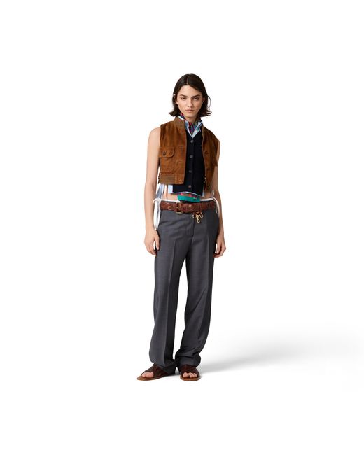 Miu Miu Black Cashmere Cardigan Vest