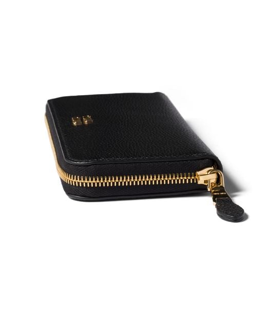 Miu Miu Black Large Leather Wallet