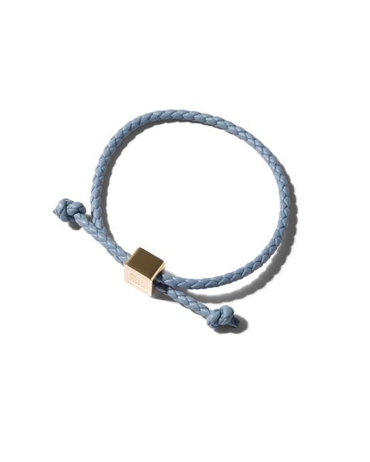 Miu Miu Blue Leather Bracelet