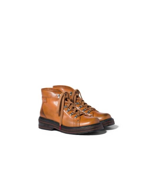 Miu Miu Brown Leather Booties
