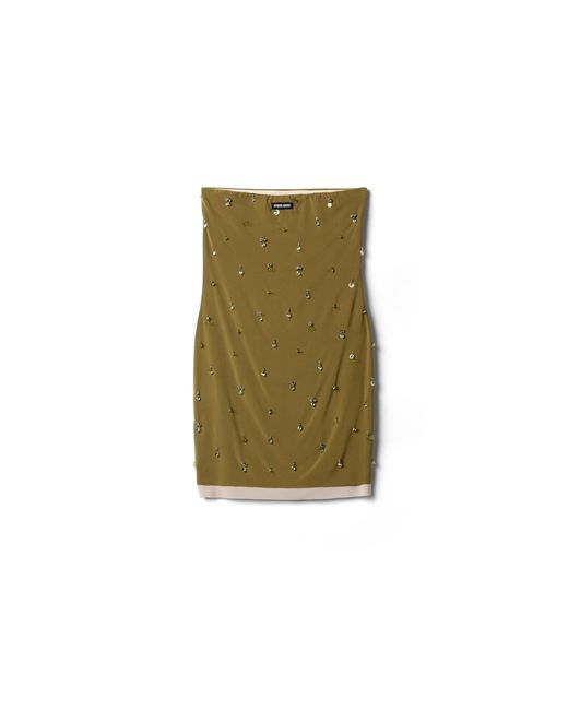 miu miu dress green Miu Miu // Ruched Cutout Dress – VSP Consignment main image 0