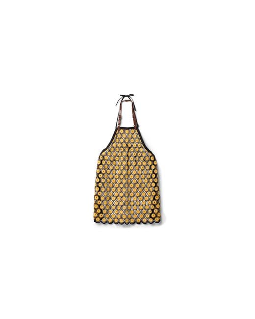 Miu Miu Metallic Macramé Apron
