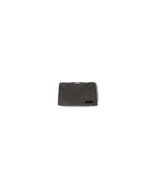 Miu Miu Black Fleece Miniskirt