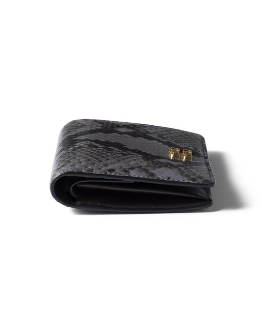 Miu Miu Black Small Ayers Leather Wallet