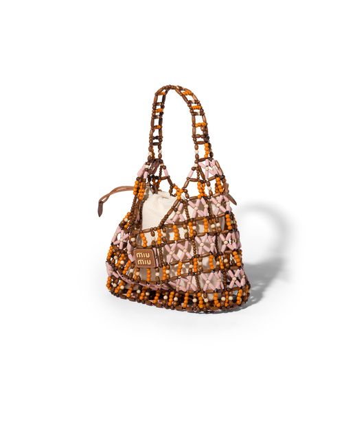 Sacca di Miu Miu in Brown