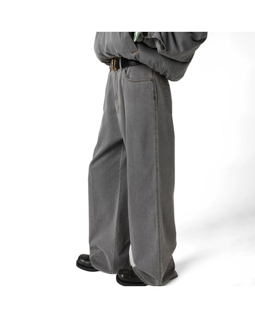 Miu Miu Gray Chambray Jeans