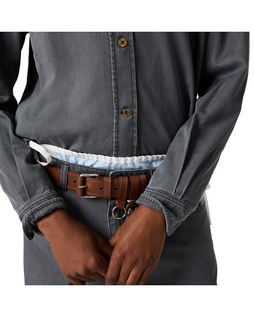 Miu Miu Gray Chambray Shirt