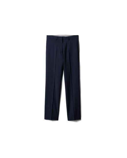 Miu Miu Blue Superfine Wool Pants