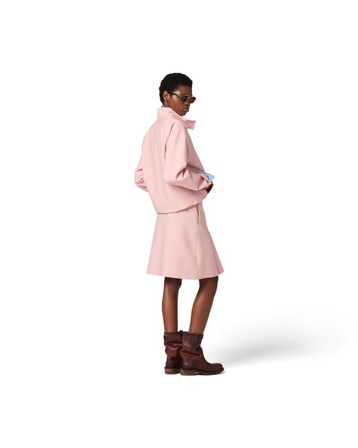 Miu Miu Pink Kid Mohair Skirt