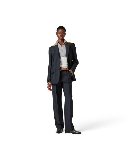 Miu Miu Gray Cropped Wool And Cashmere Cardigan