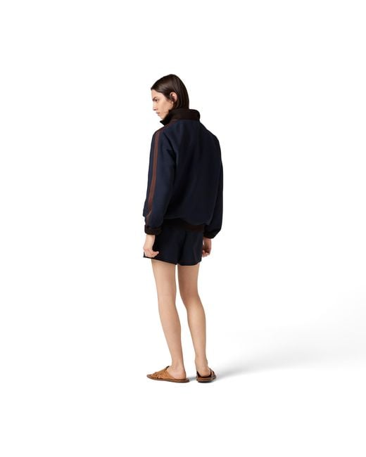 Miu Miu Blue Kid Mohair Shorts