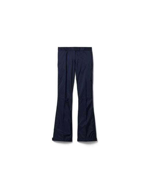 Miu Miu Blue Technical Fabric Pants