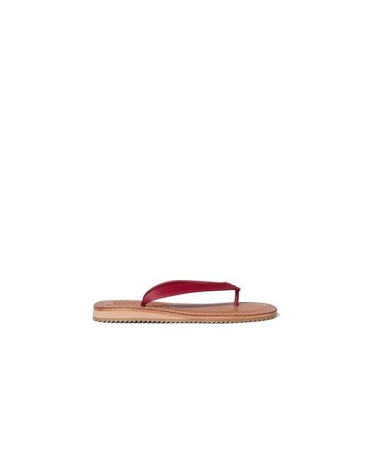 Miu Miu Red Thong Sandals