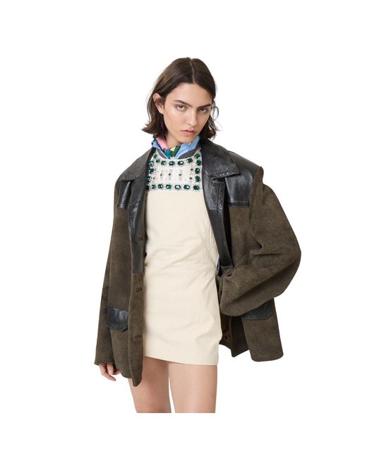 Miu Miu Brown Suede Jacket