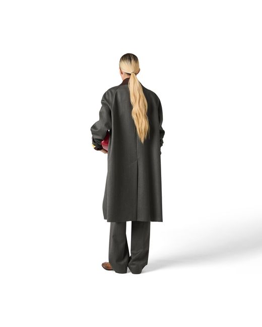 Miu Miu Black Single-Breasted Coat
