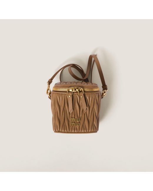 Miu Miu Multicolor Matelassé Nappa Leather Micro Bag