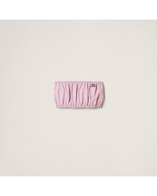 Miu Miu Pink Poplin Top