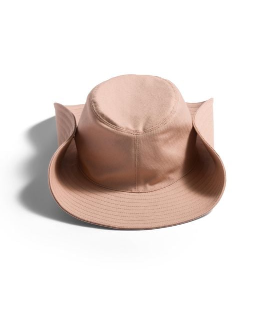 Miu Miu Pink Drill Hat