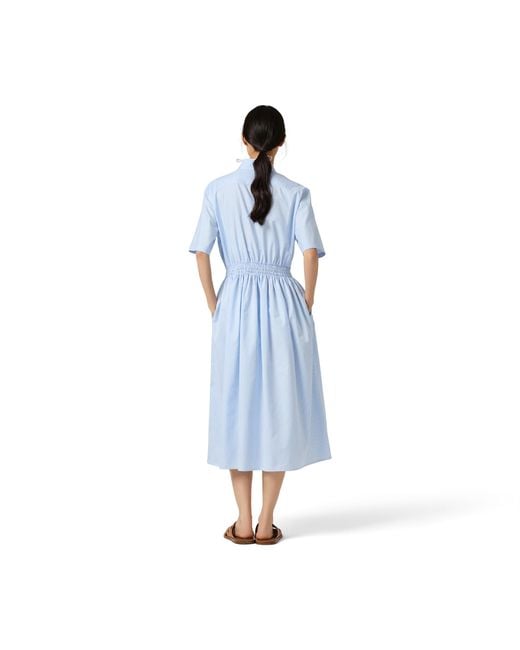 Miu Miu Blue Gingham Check Dress
