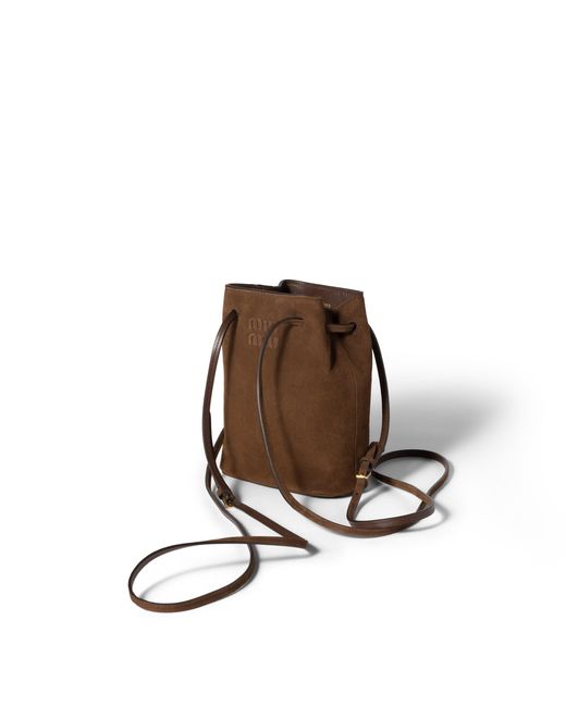 Pouch di Miu Miu in Brown