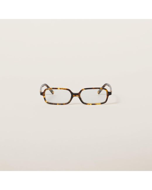 Miu Miu Metallic Miu Regard Sunglasses