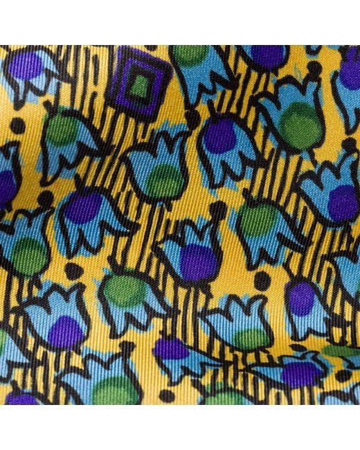 Miu Miu Multicolor Printed Twill Scarf
