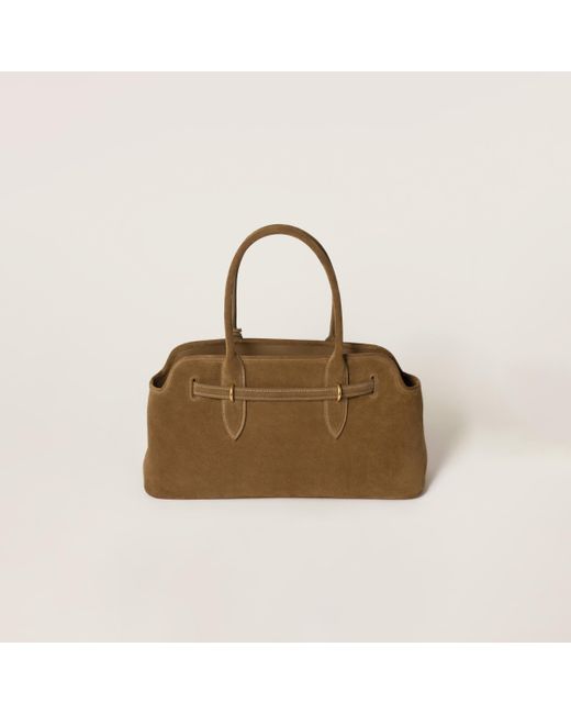 Miu Miu Green Aventure Suede Bag
