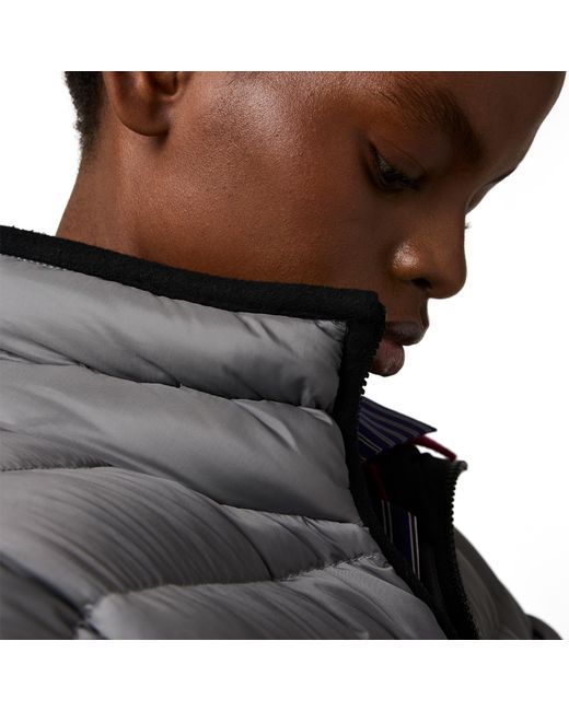 Miu Miu Gray Lightweight Pongé Down Jacket
