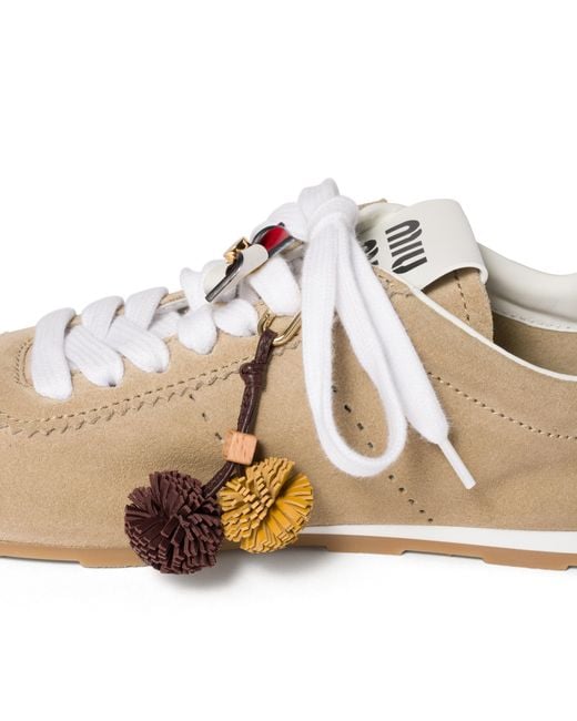 Miu Miu White Leather Micro Trick