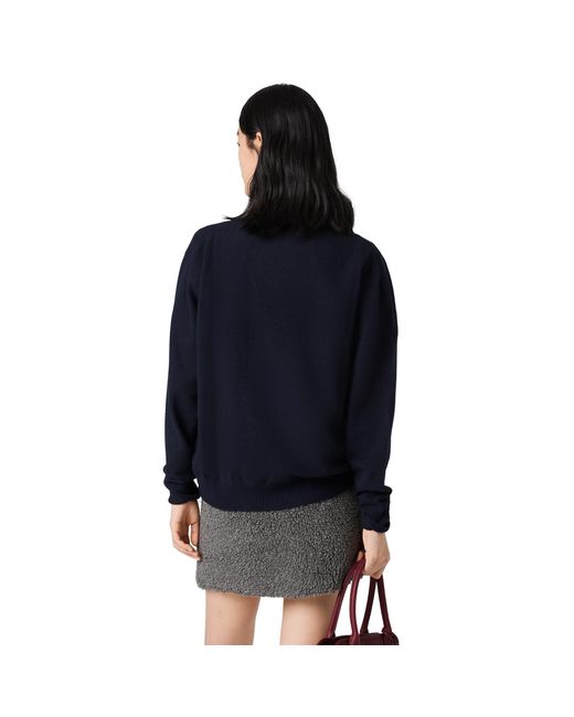 Miu Miu Blue Wool And Cashmere Sweater