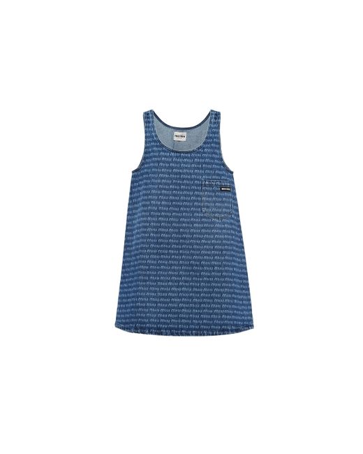 Miu Miu Blue Denim Dress