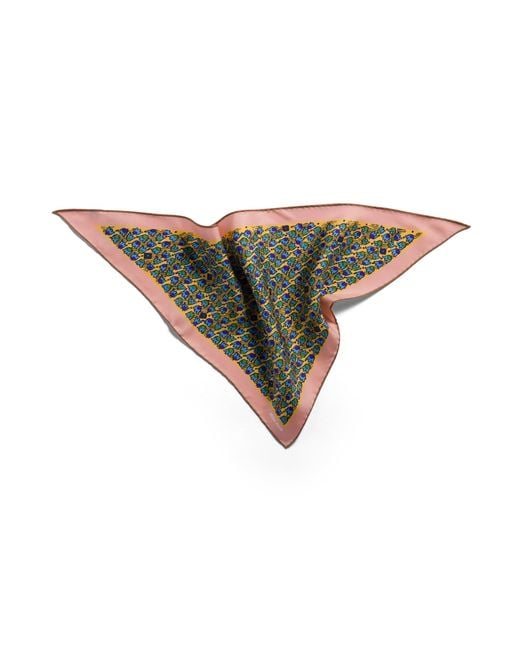 Miu Miu Multicolor Printed Twill Scarf