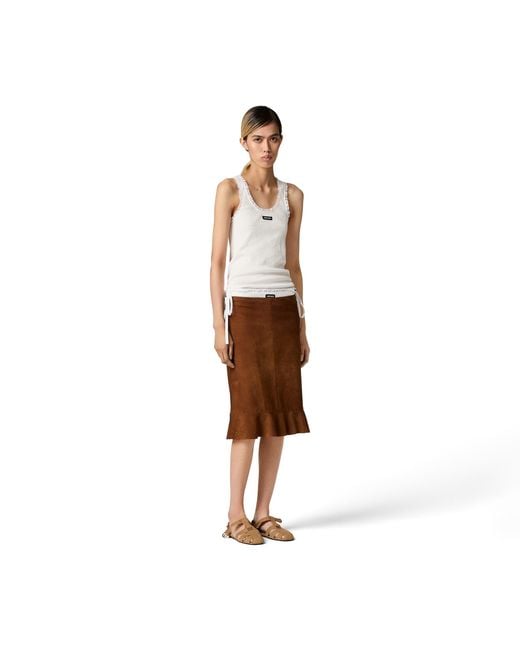 Miu Miu White Cotton Top