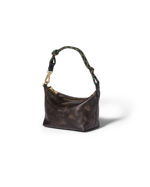 Pouch Spirit di Miu Miu in Black
