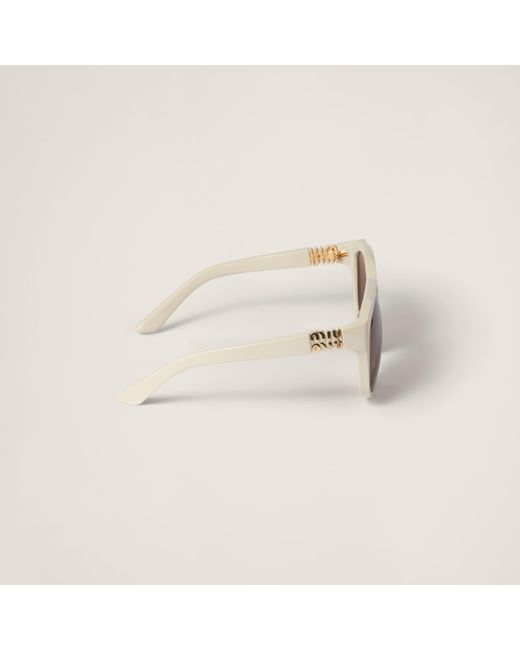 Miu Miu Brown Miu Ombre Sunglasses