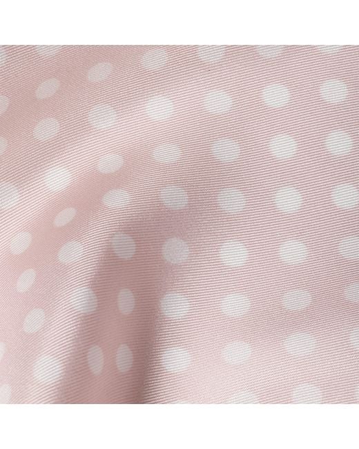 Miu Miu Pink Printed Twill Scarf