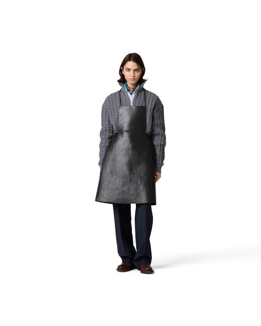 Miu Miu Black Leather Apron