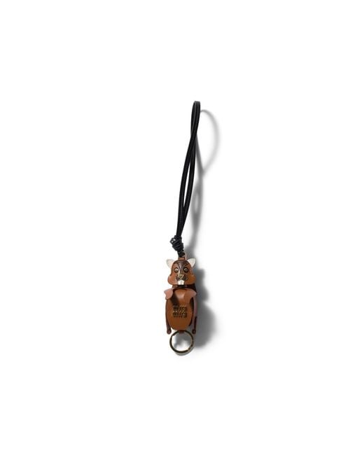 Miu Miu Metallic Leather Key Ring Trick