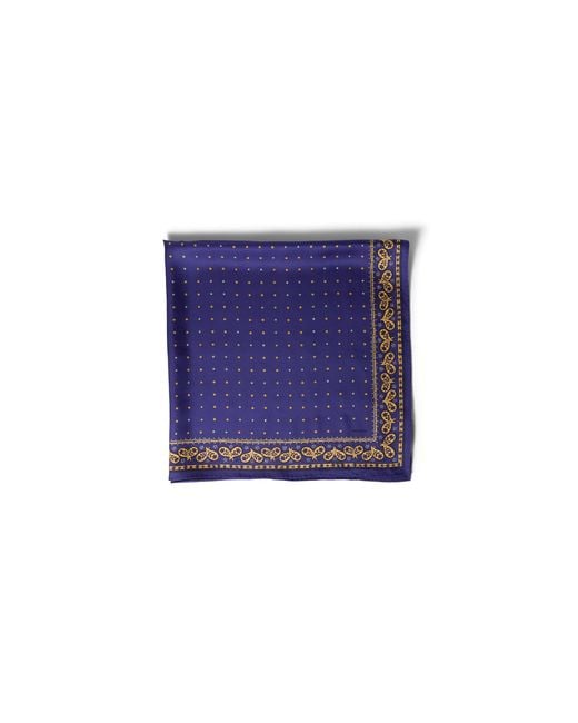 Miu Miu Purple Printed Twill Scarf