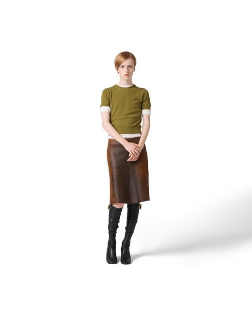 Miu Miu Green Cashmere Sweater