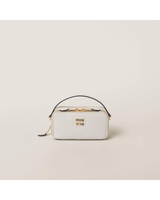 Miu Miu Natural Leather Shoulder Bag