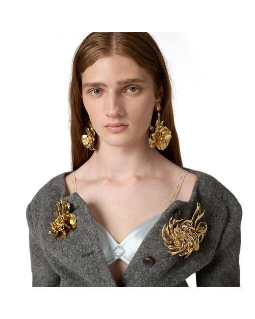 Miu Miu Gray Light Shetland Wool Jacket
