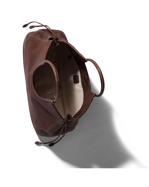 Miu Miu Brown Ivy Nappa Leather Shopping Bag