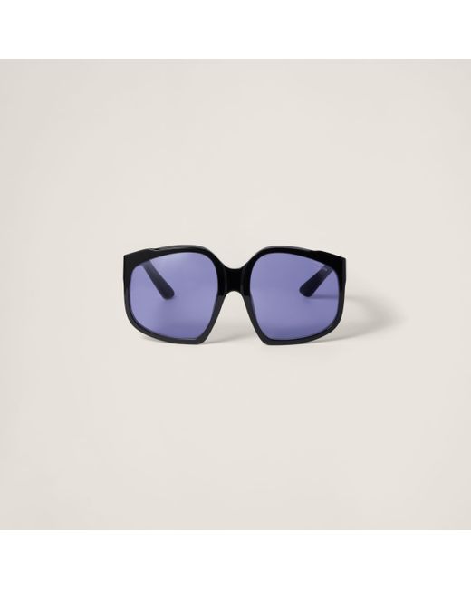 Miu Miu Blue "miu Ombre" Sunglasses